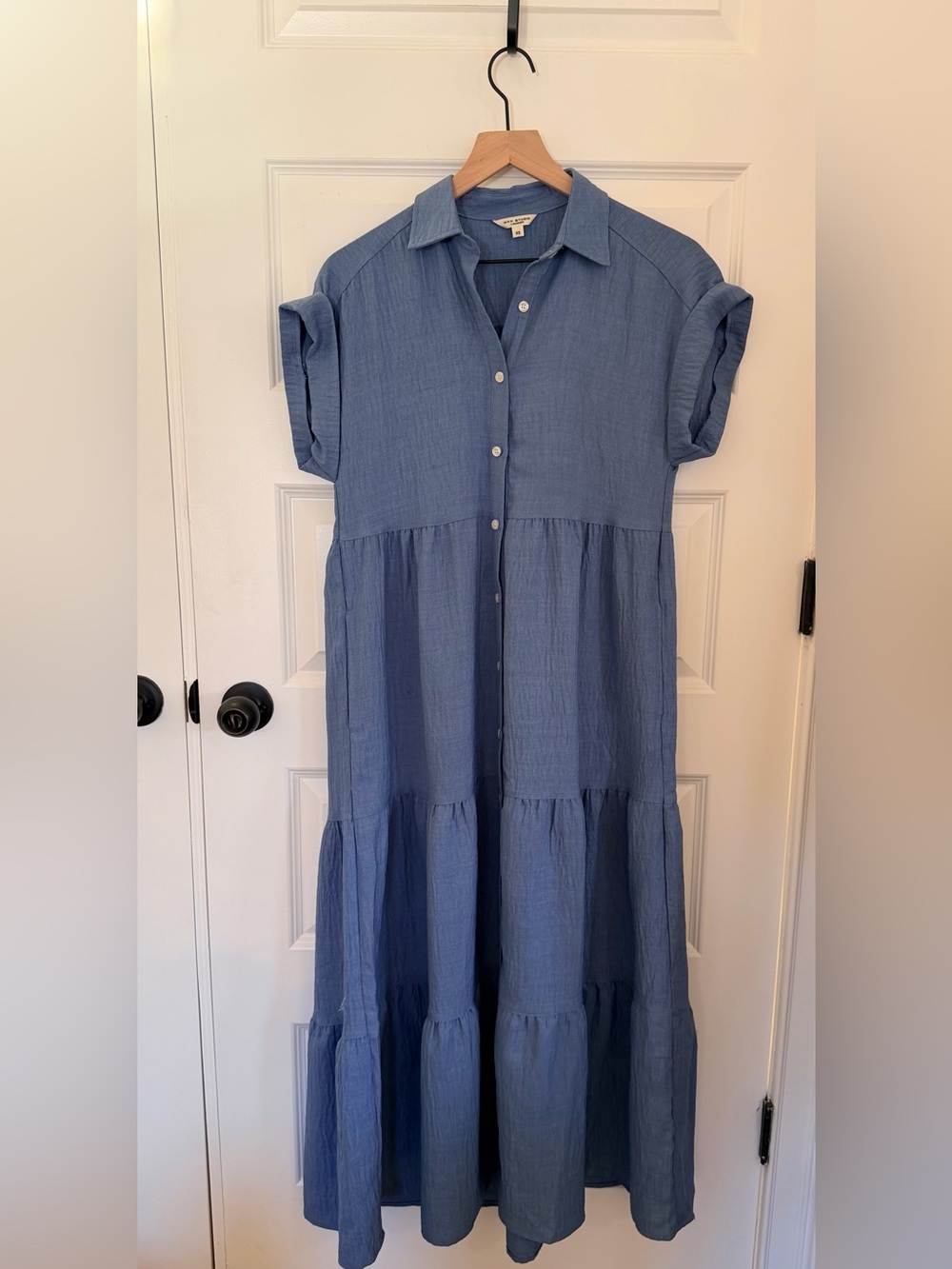 Max studio London gauze maxi dress xs